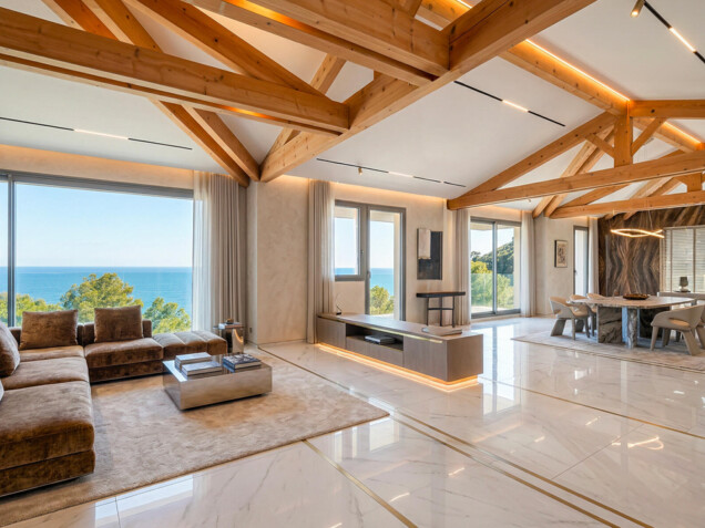 ÈZE - СОВРЕМЕННАЯ ВИЛЛА - ПАНОРАМНЫЙ ВИД НА МОРЕ