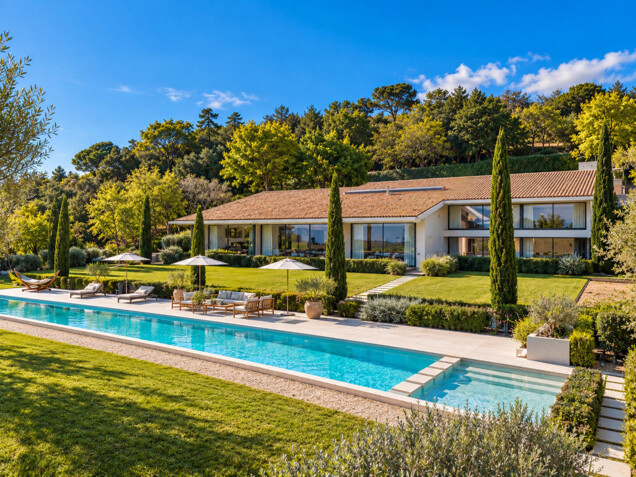 MANDELIEU LA NAPOULE - VILLA CONTEMPORAINE - VUE MER