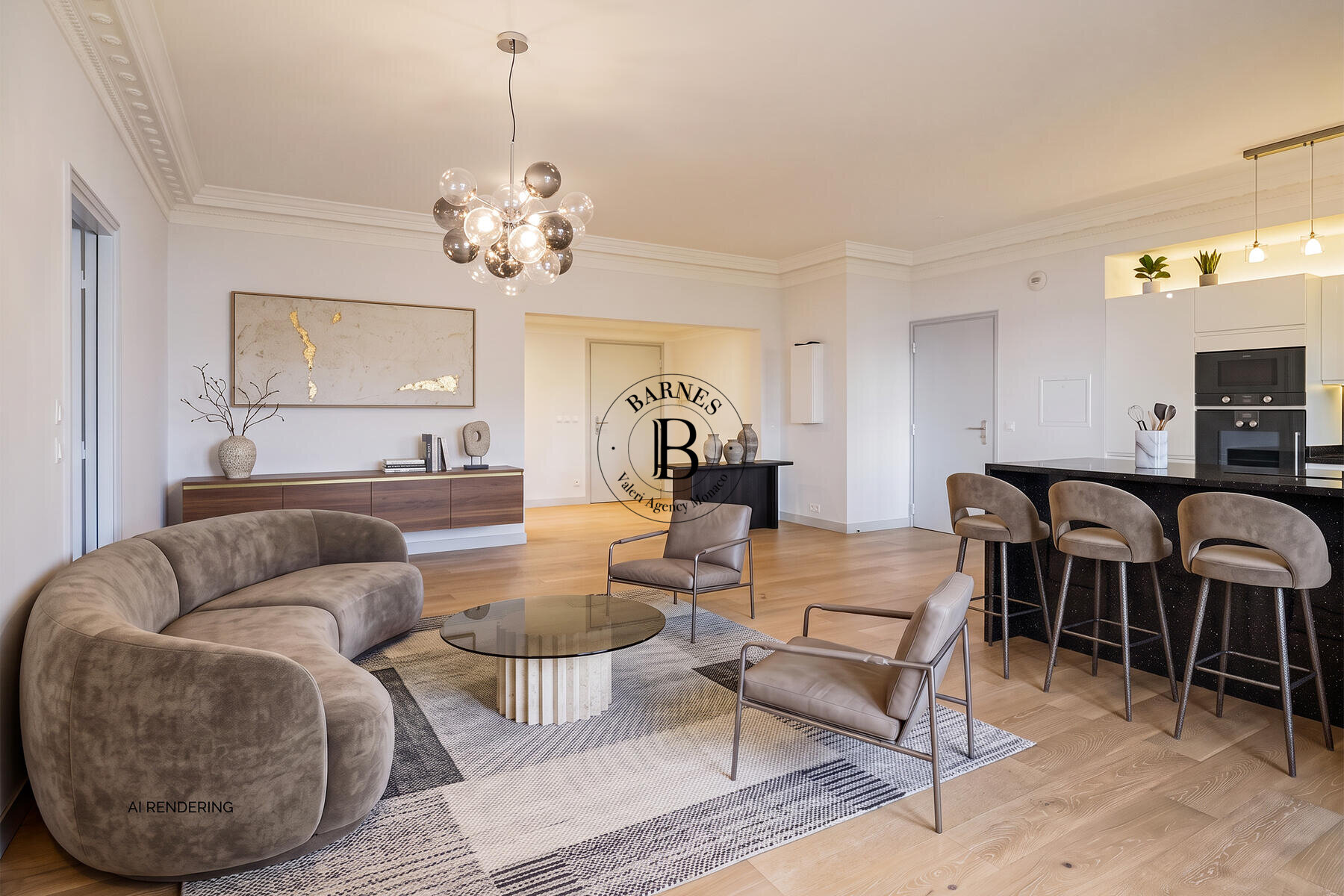 FONTVIEILLE - SEASIDE PLAZA -  2-BEDROOM FLAT - SEA VIEW - 4/17