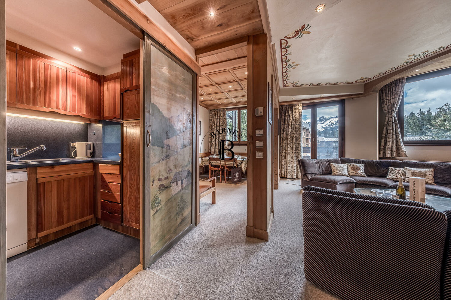 COURCHEVEL 1850 - DUPLEX TOP FLOOR - SKI-IN SKI-OUT - 4/10