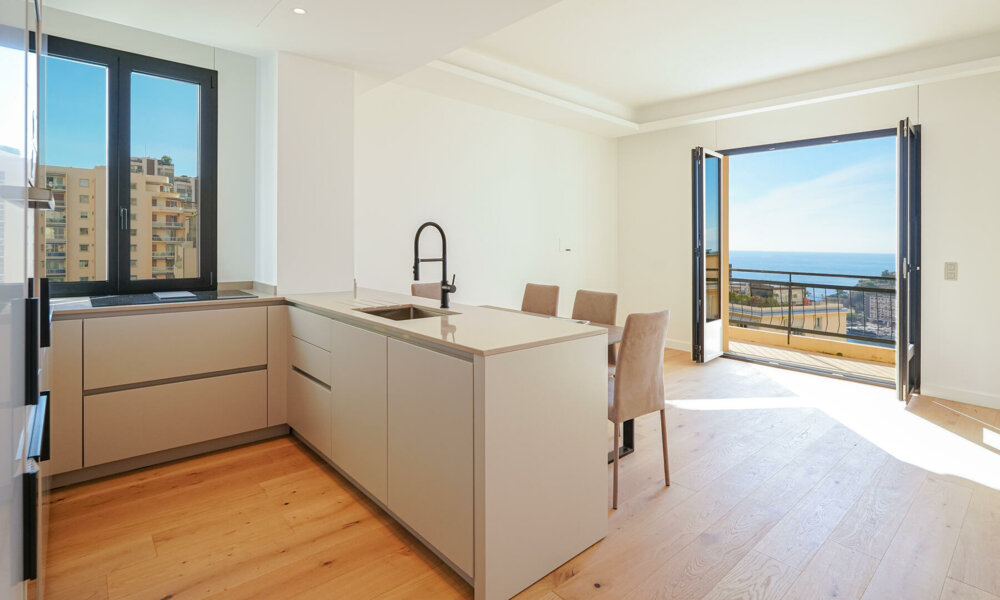 MONTE-CARLO - CENTRE -  BOURGEOIS 3 PIÈCES - VUE MER